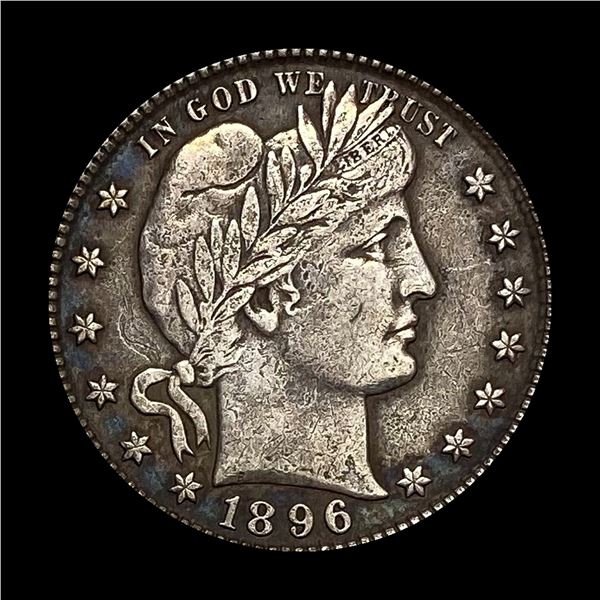 1896 Silver Barber Quarter CLOSELY UNCIRCULATED