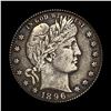 Image 1 : 1896 Silver Barber Quarter CLOSELY UNCIRCULATED