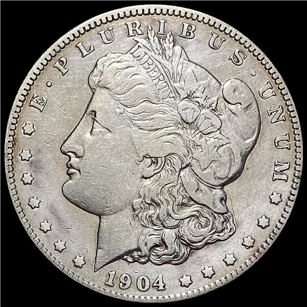 1904-S Silver Morgan Dollar LIGHTLY CIRCULATED