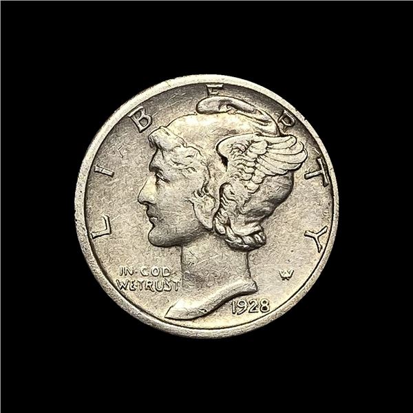 1928-D Mercury Dime CLOSELY UNCIRCULATED