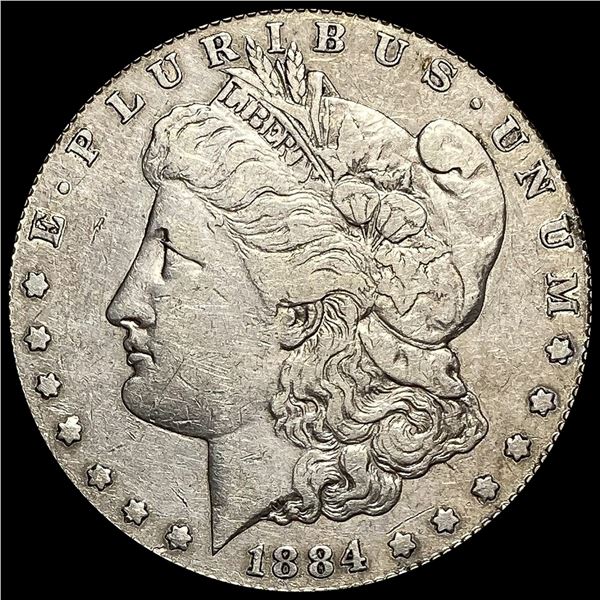 1884-S Silver Morgan Dollar LIGHTLY CIRCULATED