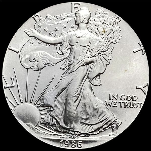 1986 1 oz Silver American Eagle $1 SUPERB GEM BU