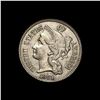Image 1 : 1881 Silver Three-Cent Piece UNCIRCULATED