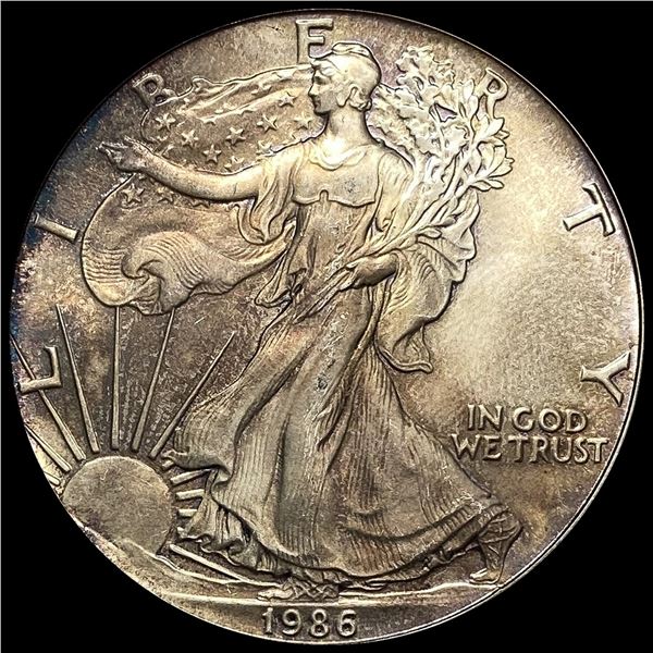 1986 1 oz Silver American Eagle $1 SUPERB GEM BU
