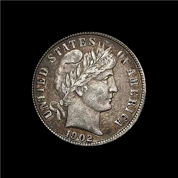 1902-O Silver Barber Dime LIGHTLY CIRCULATED