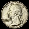 1934 Silver Washington Quarter CHOICE AU