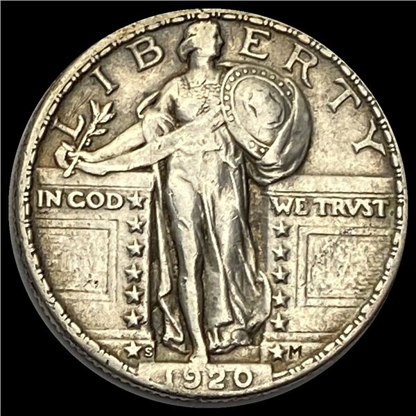 1920-S Standing Liberty Quarter CLOSELY UNCIRCULATED