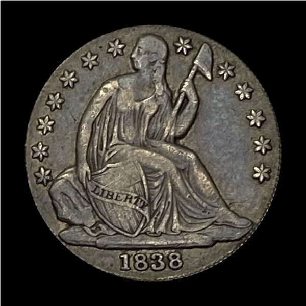 1838 Seated Liberty Dime NEARLY UNCIRCULATED