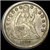 Image 1 : 1859 Silver Seated Liberty Dime CLOSELY UNCIRCULATED