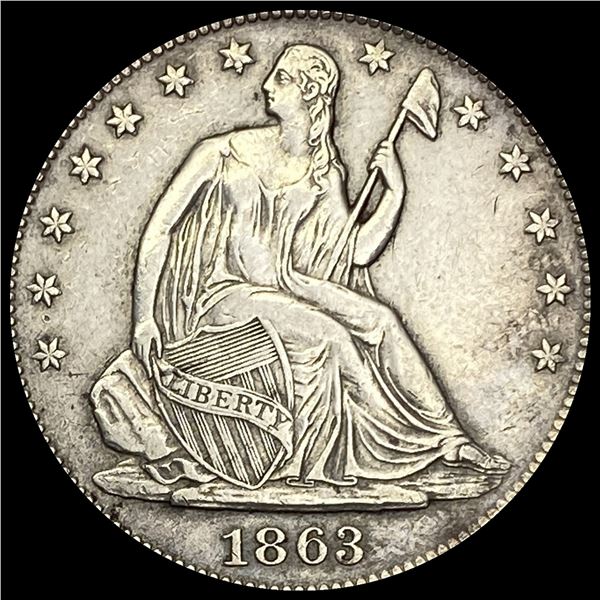 1863-S Silver Half Dollar UNCIRCULATED
