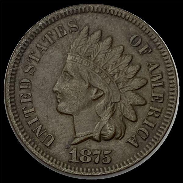 1875 Indian Head Cent CLOSELY UNCIRCULATED