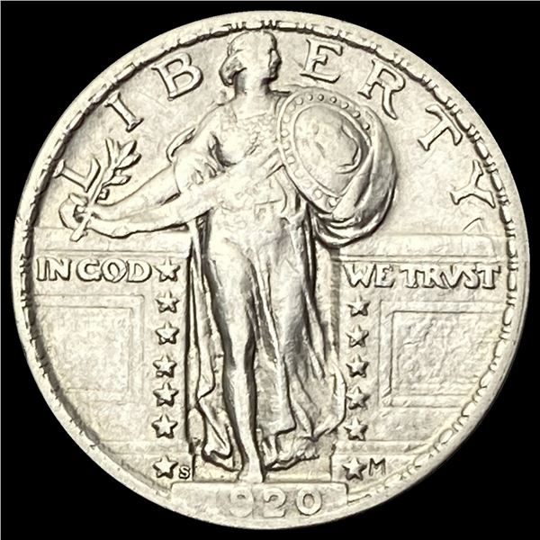1920-S Standing Liberty Quarter CLOSELY UNCIRCULATED