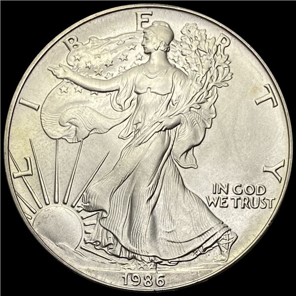 1986 1 oz Silver American Eagle $1 SUPERB GEM BU