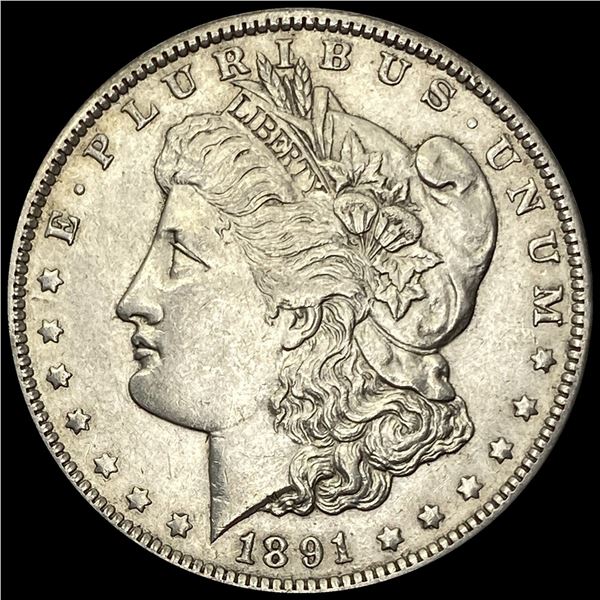 1891-O Morgan Silver Dollar CLOSELY UNCIRCULATED