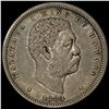 1883 Hawaii Silver 1/2 Dollar LIGHTLY CIRCULATED