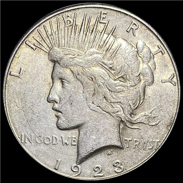 1923-S Silver Peace Dollar NEARLY UNCIRCULATED