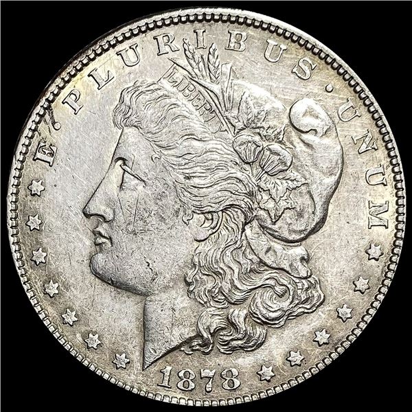 1878 Silver Morgan Dollar CLOSELY UNCIRCULATED