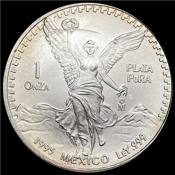 1995 Mexico 1 oz Silver Libertad GEM BU