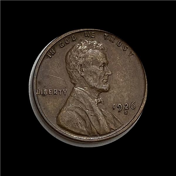 1926-S Lincoln Wheat Cent CLOSELY UNCIRCULATED