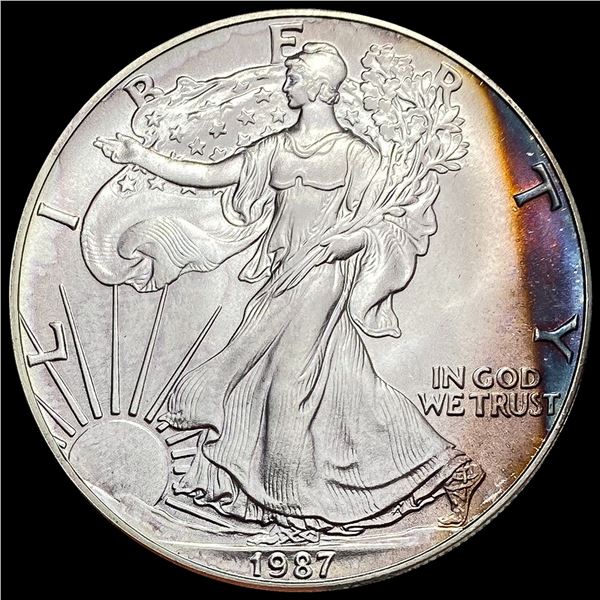 1987 Silver American Eagle $1 SUPERB GEM BU