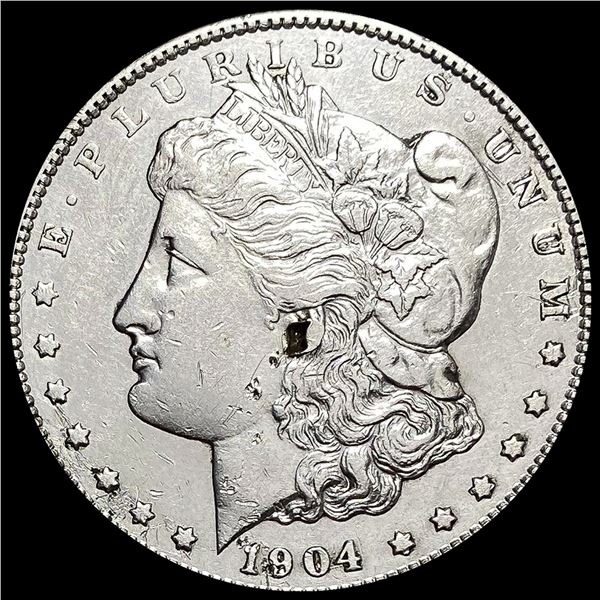 1904-S Morgan Silver Dollar NEARLY UNCIRCULATED