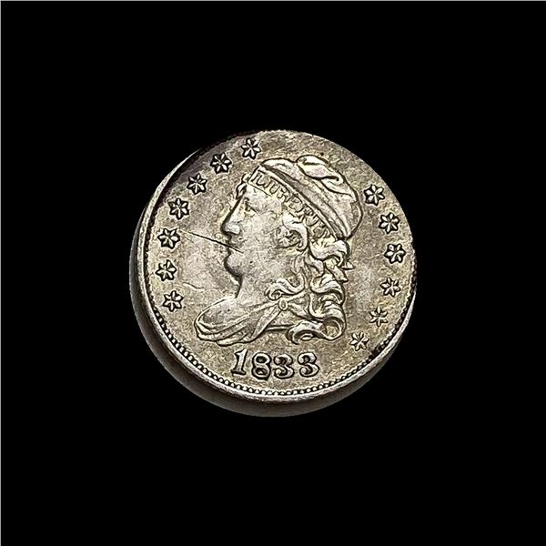 1833 Capped Bust Half Dime LIGHTLY CIRCULATED