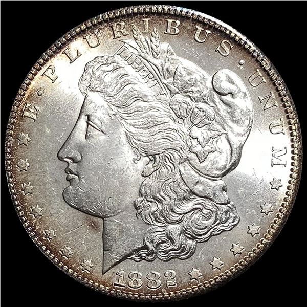 1882-S Morgan Silver Dollar GEM BU