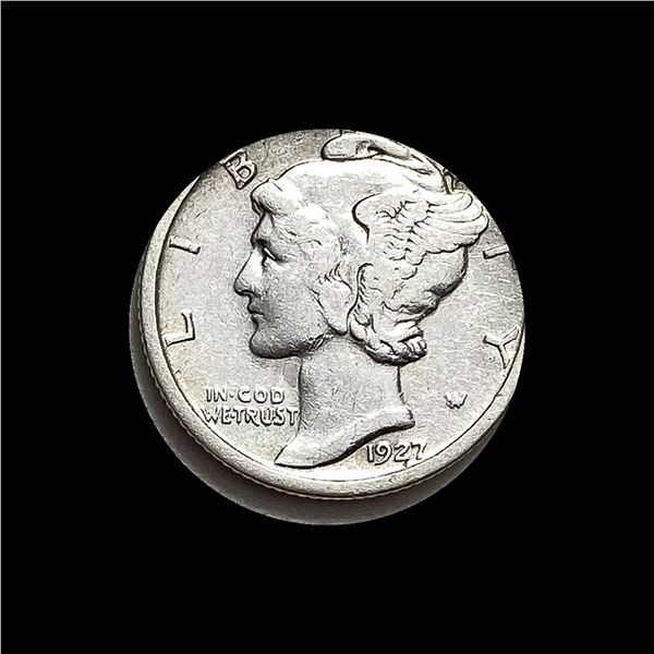 1927-S Mercury Dime LIGHTLY CIRCULATED