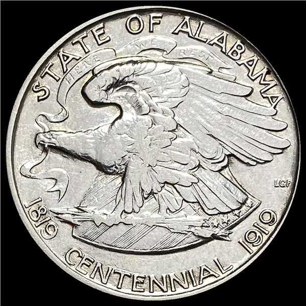 1921 Silver Alabama Centennial Half Dollar NEARLY UNCIRCULATED