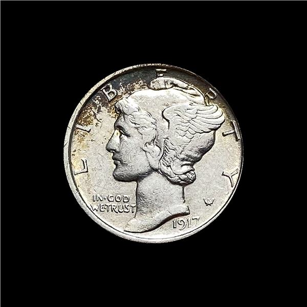 1917-D Mercury Dime CLOSELY UNCIRCULATED