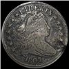Image 1 : 1807 Silver 50C Draped Bust Half Dollar NICELY CIRCULATED