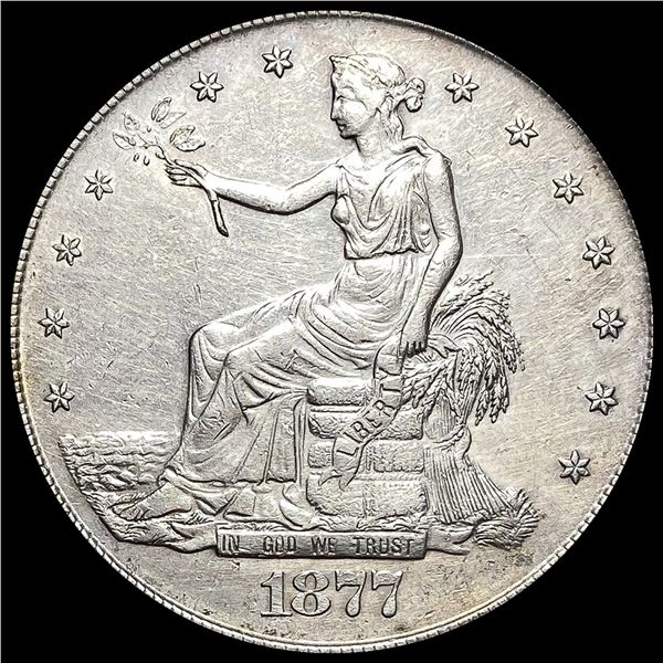 1877-S Silver Trade Dollar CLOSELY UNCIRCULATED