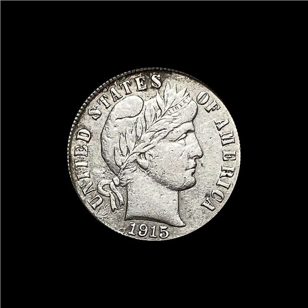 1915 Barber Dime CHOICE AU