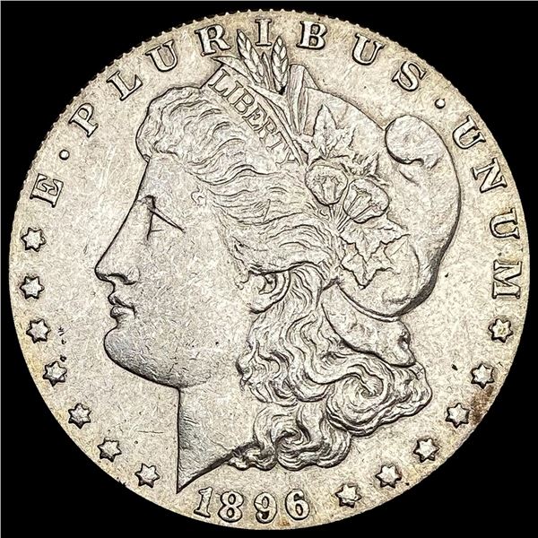 1896 Silver Morgan Dollar CLOSELY UNCIRCULATED
