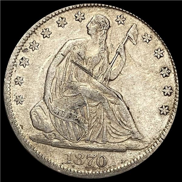 1870-S Silver Half Dollar HIGH GRADE