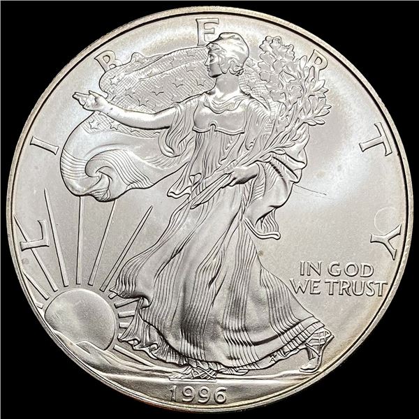 1996 1 oz Silver American Eagle $1 SUPERB GEM BU