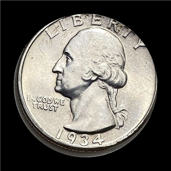 1934-D Washington Silver Quarter CHOICE BU