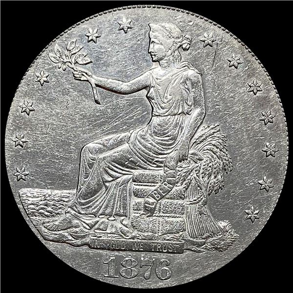1876-S Silver Trade Dollar CLOSELY UNCIRCULATED
