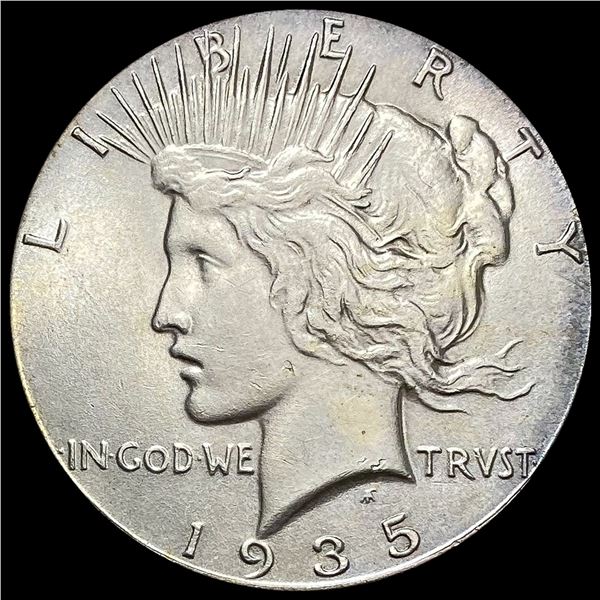 1935 Silver Peace Dollar CHOICE BU