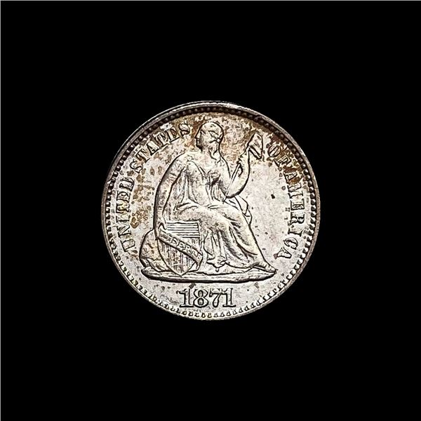 1871 Seated Liberty Half Dime UNCIRCULATED
