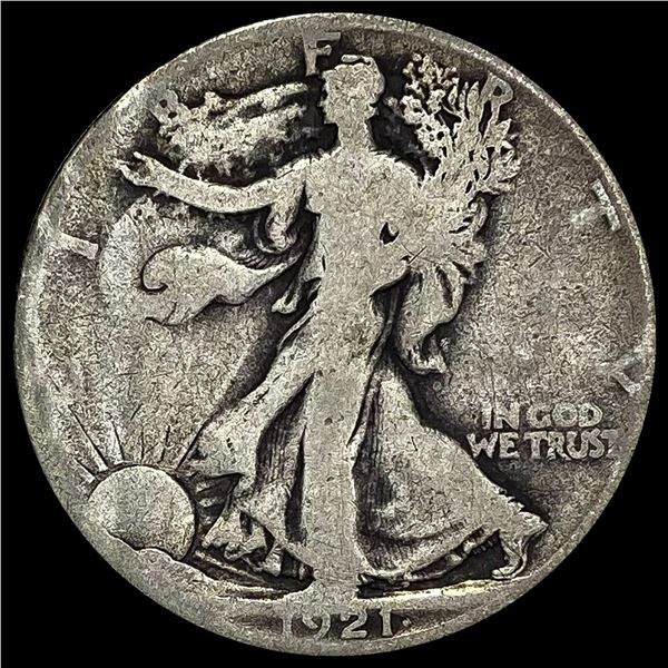 1921-S Silver Walking Liberty Half Dollar NICELY CIR