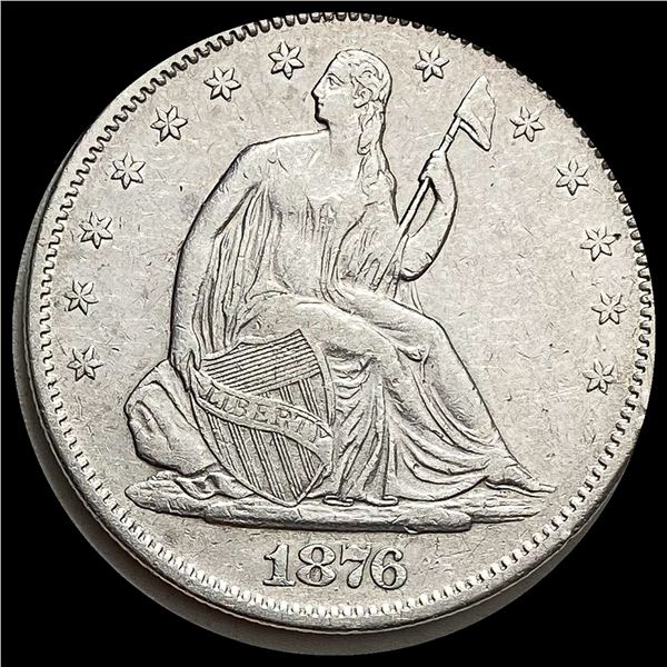 1876-S Silver Half Dollar CLOSELY UNCIRCULATED