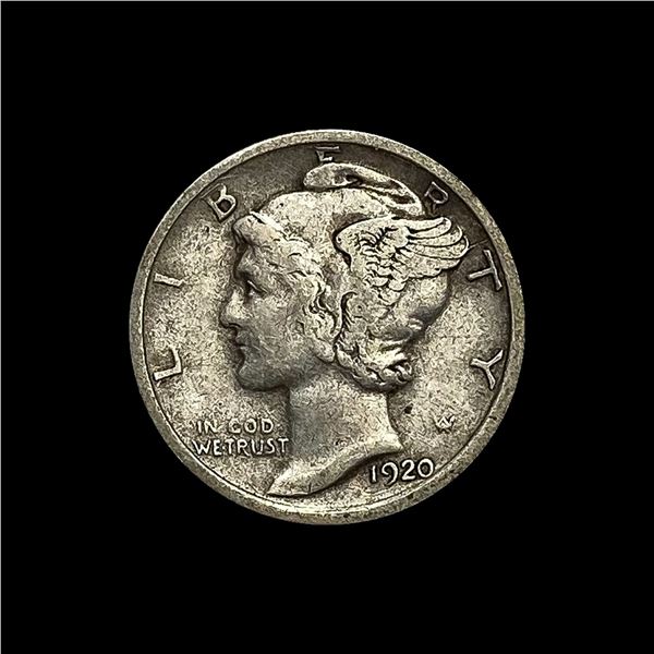 1920-S Mercury Dime LIGHTLY CIRCULATED