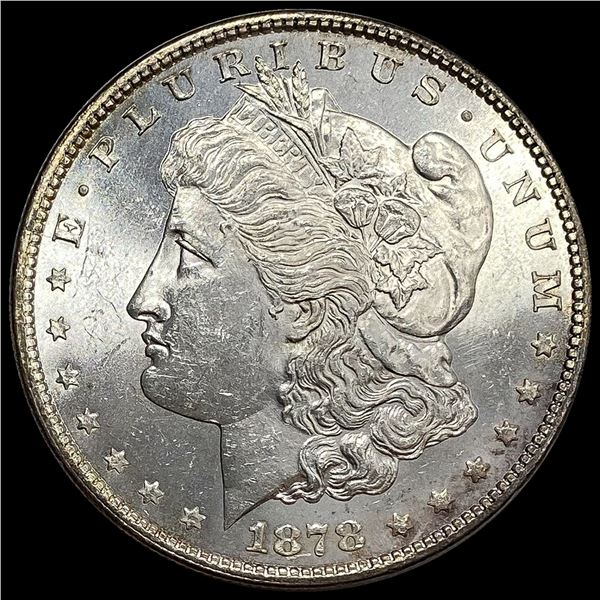 1878-S Morgan Silver Dollar GEM BU