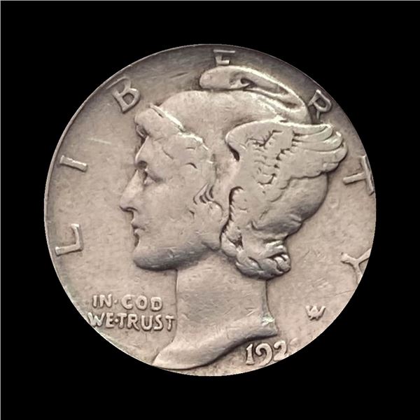 1921-D Silver Mercury Dime NEARLY UNCIRCULATED