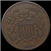 Image 1 : 1869 Bronze Two-Cent Piece LIGHTLY CIRCULATED