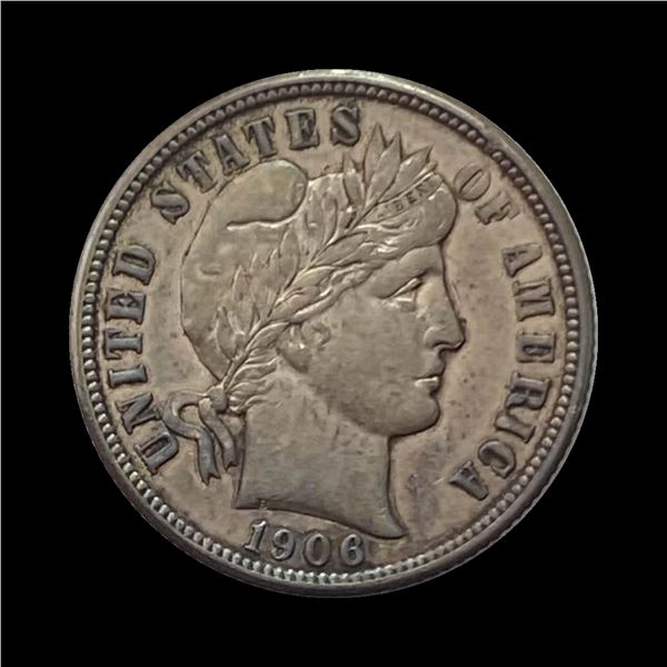 1906 Barber Dime CLOSELY UNCIRCULATED
