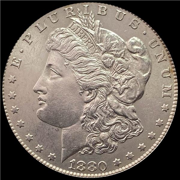 1880-O Silver Morgan Dollar GEM BU