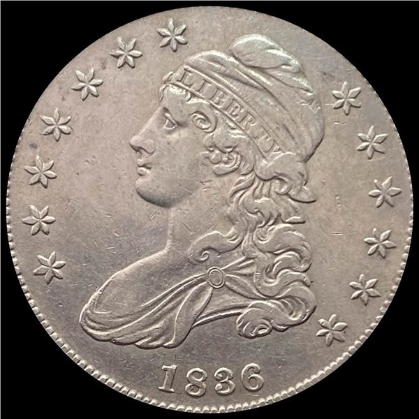 1836 Capped Bust Half Dollar CHOICE AU