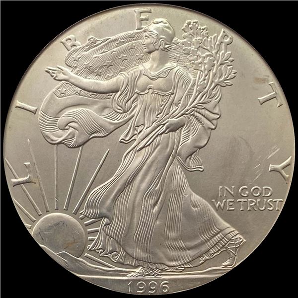 1996 1 oz Silver American Eagle $1 SUPERB GEM BU